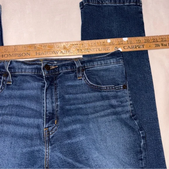 Member's Mark Men's denim blue Jean Straight fit Stretch 5 Pocket 34x32 - Picture 3 of 7